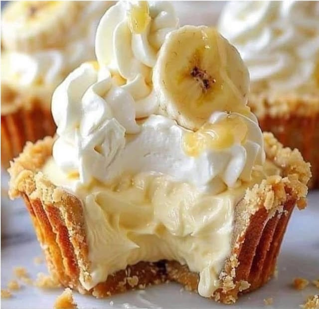 Banana Cream Pie Cupcakes Recipe