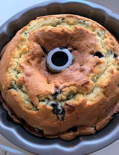 Sour Cream Blueberry Coffee Cake