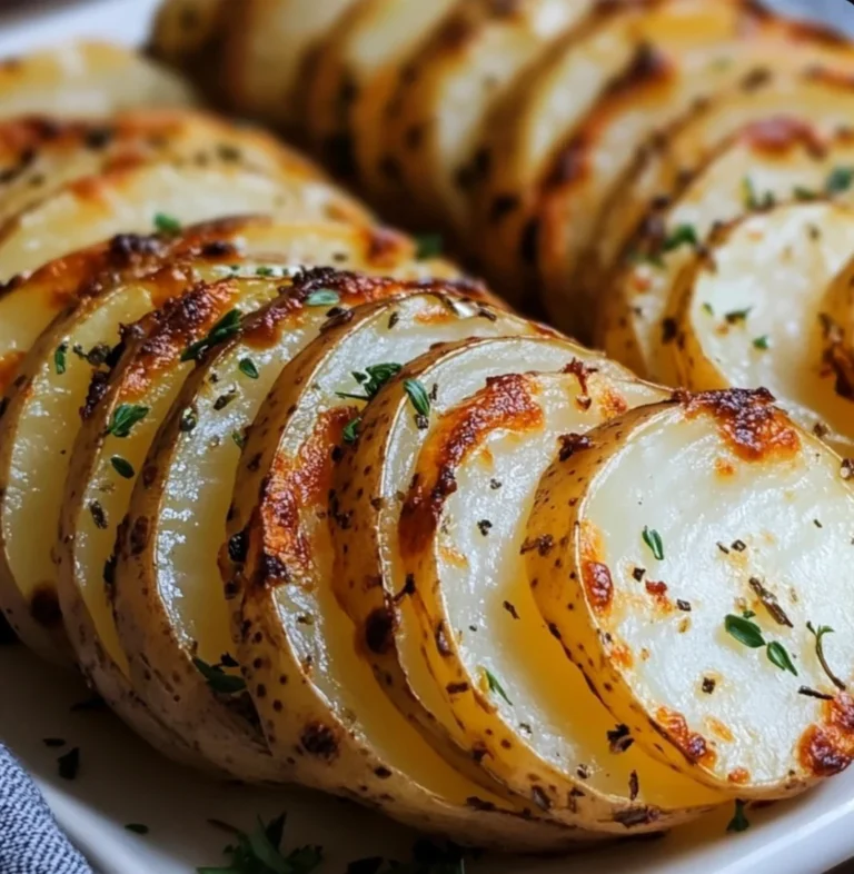 Crispy Sliced Baked Potatoes