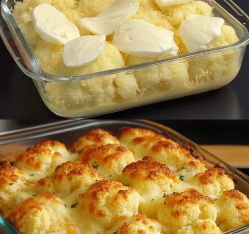 Cheesy Baked Cauliflower