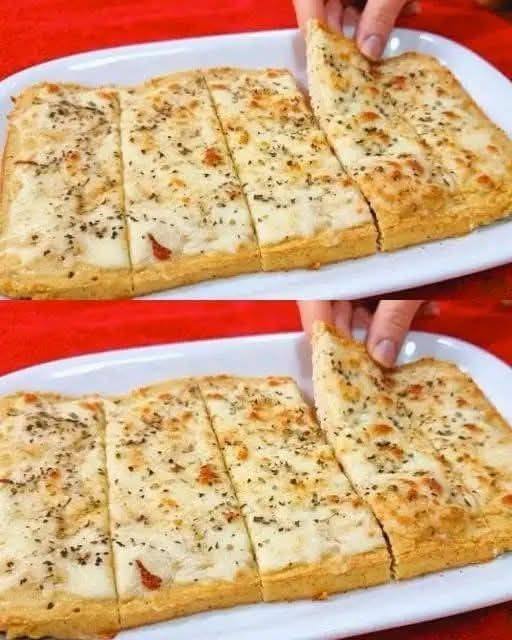Cheesy garlic breadsticks