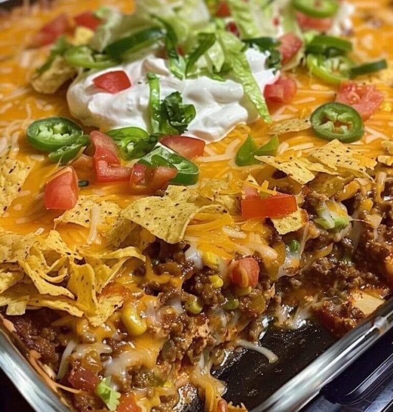 Walking Taco Casserole