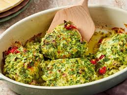 🥘 High-Protein Spinach and Artichoke Chicken Casserole