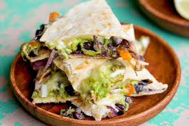 Vegan Quesadillas with Black Beans and Avocado