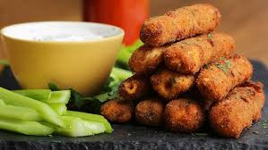 Buffalo Chicken Mozzarella Sticks | Crispy Cheesy Game Day Snack