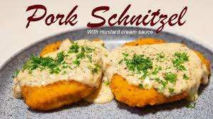 Pork Schnitzel with Dijon Gravy