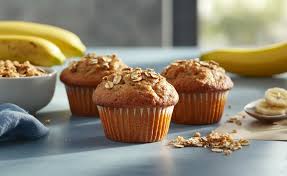 🍌 Healthy Pecan Greek Yogurt Banana Bread Muffins