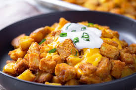 🥔 Crispy Cheesy Fiesta Potato Bowls