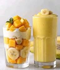 Healthy Fruit Smoothie with Fresh Cream – Creamy & Nutritious