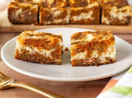 Carrot Cake Cream Cheese Bars
