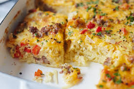Cheesy Breakfast Hashbrown Casserole