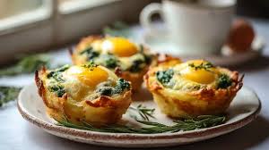 Crispy Potato Nests Filled with Cheesy Goodness