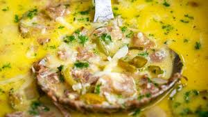 Indulgent Creamy Philly Cheesesteak Soup