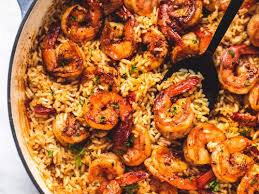 Creamy Cajun Garlic Butter Shrimp with Rice