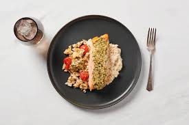 Garlic-Herb Salmon breakfast