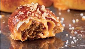 cheeseburger pretzel bombs