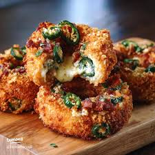 Jalapeño Popper Stuffed Onion Rings Recipe 