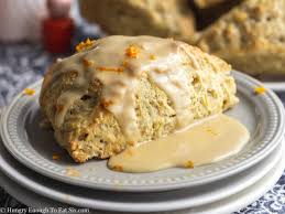 Bakery-Style Orange Cream Cheese Breakfast Scones – Soft, Flaky & Bursting with Citrus Flavor