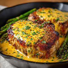 Irresistible Cheddar Ranch Pork Chops – Creamy, Cheesy & Packed With Flavor