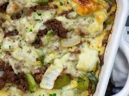 Low Carb Philly Cheesesteak Casserole – All the Flavor Without the Bread