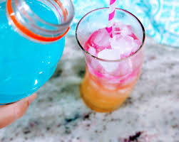 Mermaid Water Mocktail – Refreshing Tropical Blue Drink