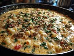 🍲🧀 Creamy Parmesan Italian Sausage Soup – Rich & Cozy Comfort Soup