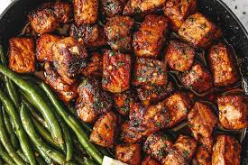 Savory Garlic Pork Bites – Quick and Flavorful Dinner Recipe