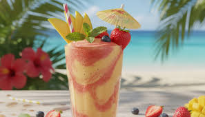 🍓🥭 Strawberry Mango Smoothie – Refreshing Tropical Drink