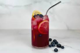 🫐🍋 Sparkling Blueberry Lemonade – Refreshing Fizzy Summer Drink