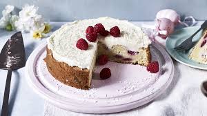 🍰🤍 White Chocolate Raspberry Cake – Elegant Bakery-Style Dessert