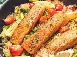 One Skillet Salmon with Lemon Orzo – Bright, Fresh & Ready in One Pan