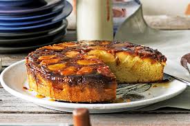 🍏🍯 Caramel Apple Upside Down Cake – Warm & Cozy Fall Dessert
