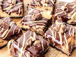 Chocolate Peanut Butter Cheesecake Bars