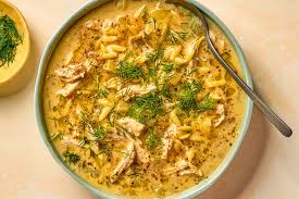 Lemon Chicken Orzo Soup