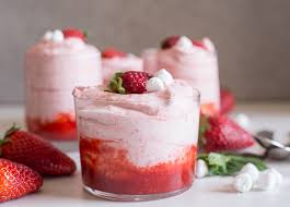 🍓✨ Easy Fresh Strawberry Mousse
