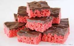 🍒 Cherry Rice Krispie Treats
