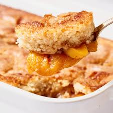 🍑 Crispy Brown Butter Peach Cobbler