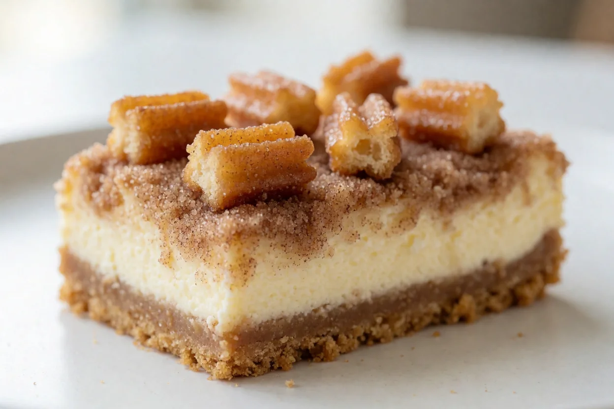 Mexican Churro Cheesecake Bars: A Creamy Dessert